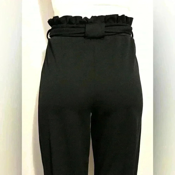 Derek Heart women’s size L precious high waisted black pants with bow, classy - Picture 4 of 5